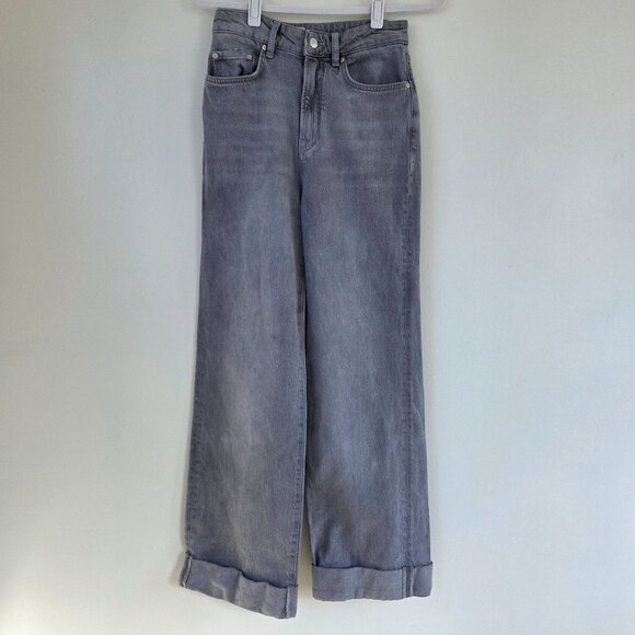 ANTHROPOLOGIE PILCRO The Austyn High Rise Wide Leg Cuffed Jean 26 - Picture 2 of 7